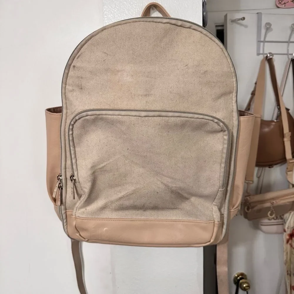 Beis The Travel Backpack in Beige